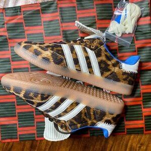 Adidas Wales Bonner X Samba Pony Leopard Sneakers